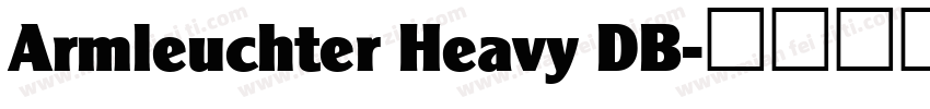 Armleuchter Heavy DB字体转换